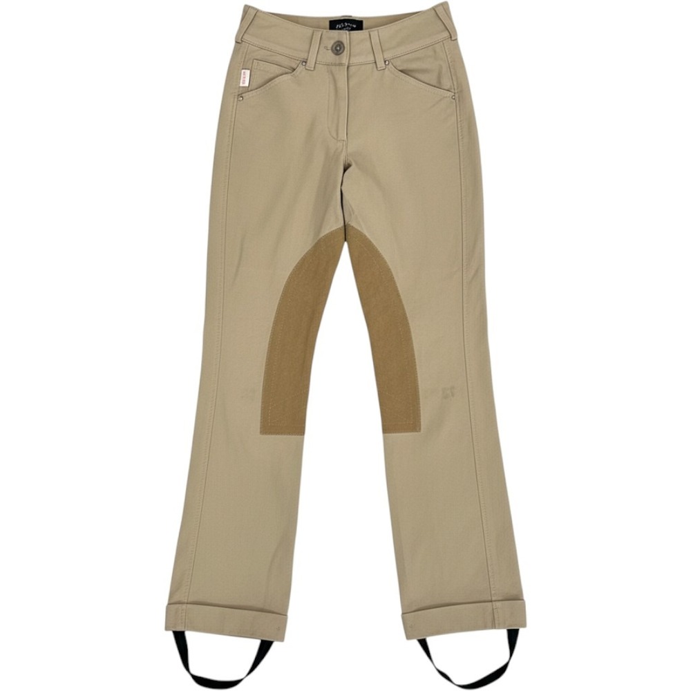 Tailored Sportsman Riding Breeches Kids 10 Tan Stirrup English Equestrian Pants
